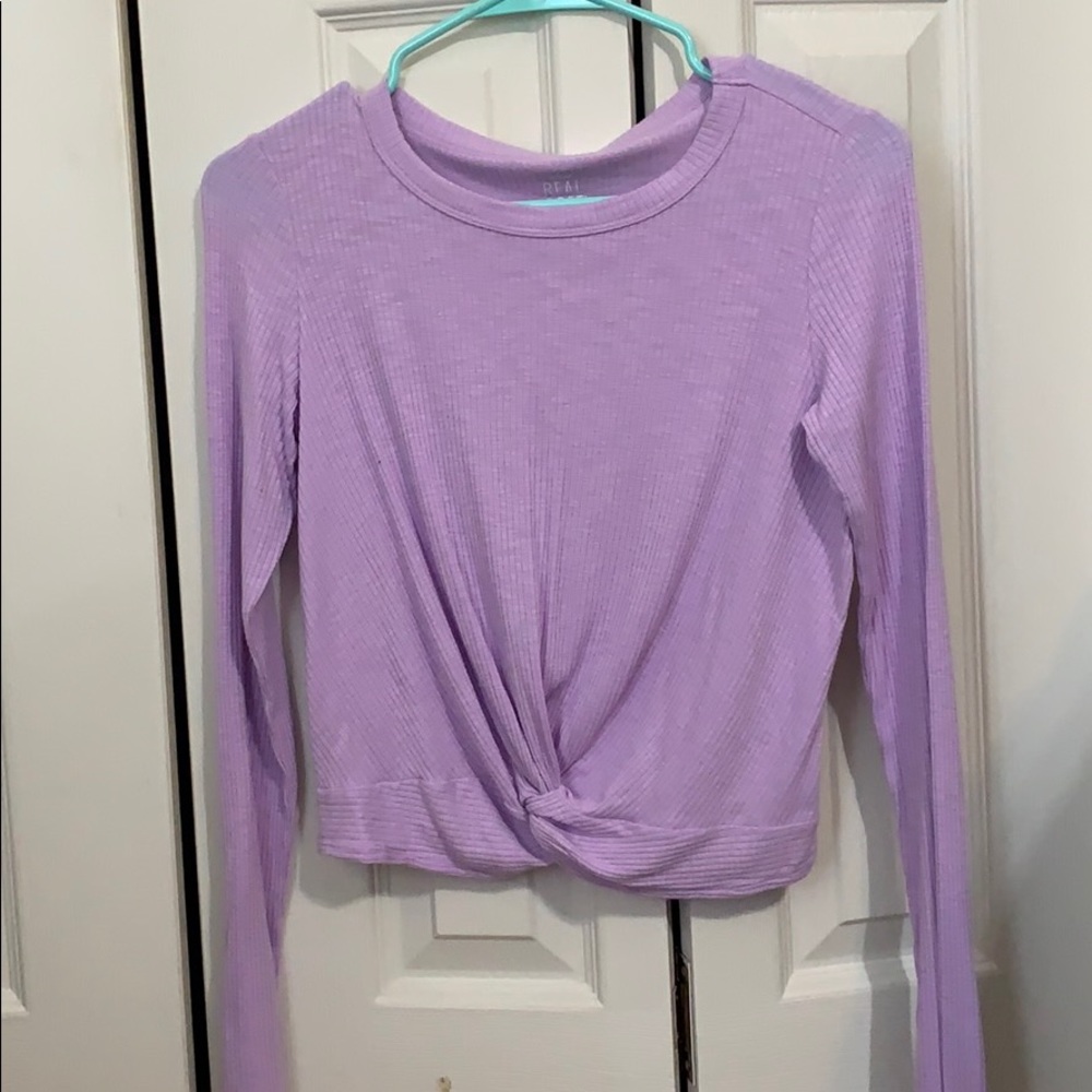 Lavender long sleeve aerie top